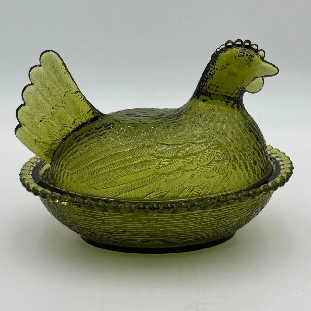 Victorian vintage olive